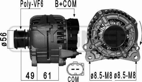 Messmer 210927A - Генератор www.autospares.lv