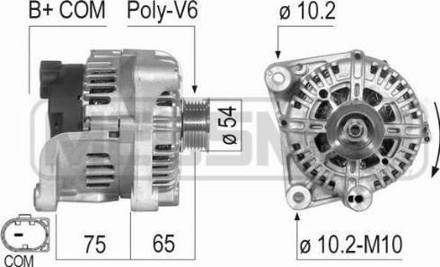 Messmer 210499A - Генератор www.autospares.lv