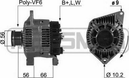 Messmer 210490R - Alternator www.autospares.lv