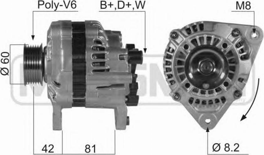 Messmer 210446 - Alternator www.autospares.lv