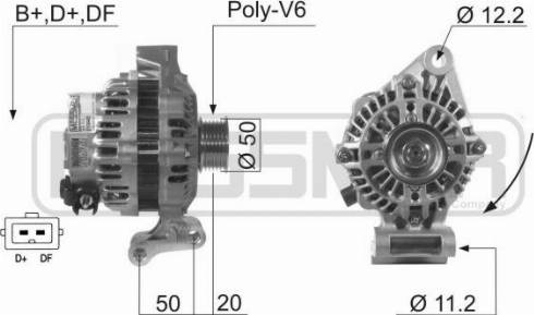 Messmer 210448A - Ģenerators autospares.lv