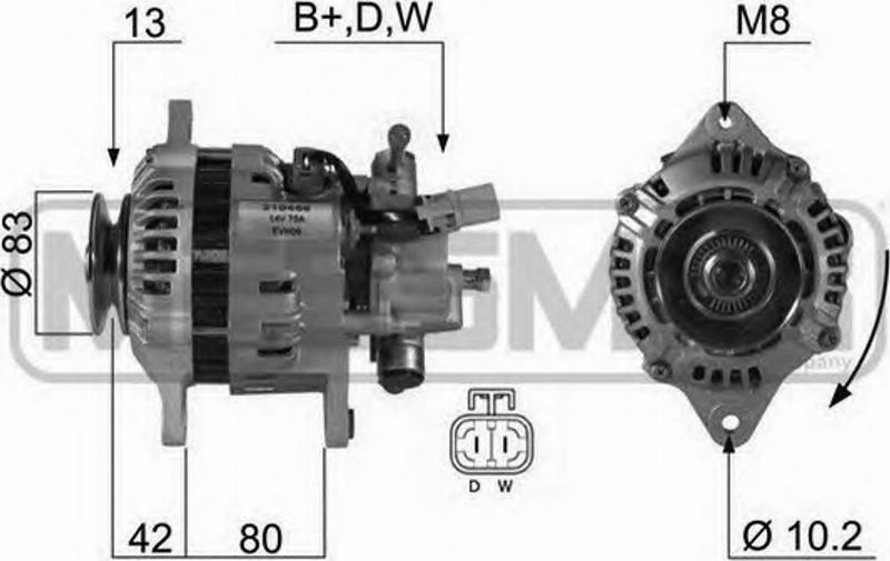 Messmer 210456 - Ģenerators www.autospares.lv