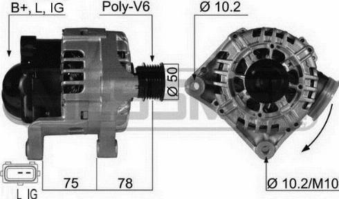 Messmer 210464A - Генератор www.autospares.lv