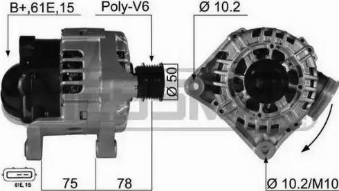 Messmer 210464 - Alternator www.autospares.lv