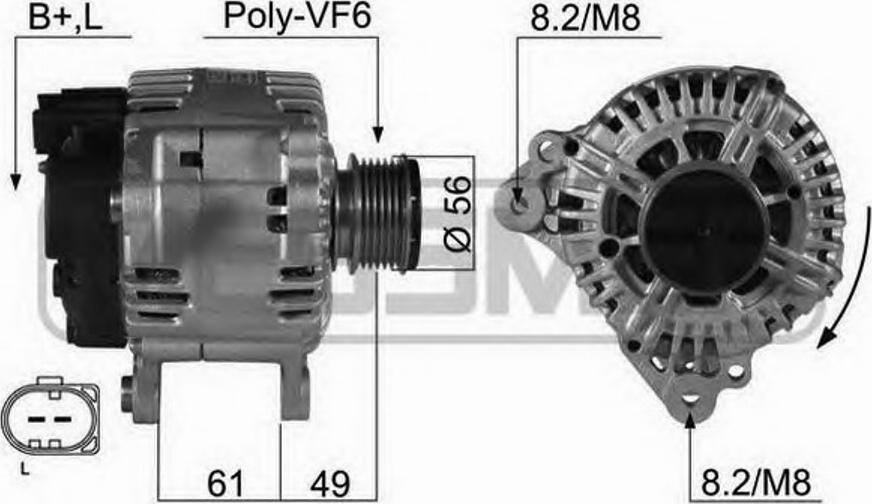 Messmer 210468 - Alternator www.autospares.lv