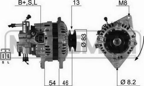 Messmer 210462A - Генератор www.autospares.lv