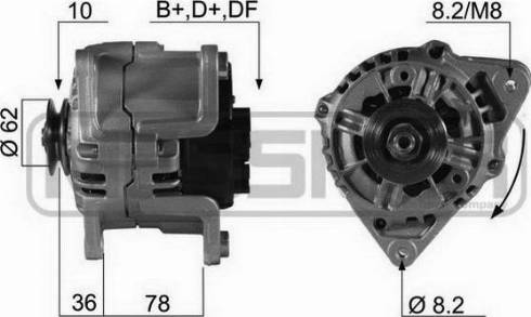 Messmer 210418A - Alternator www.autospares.lv