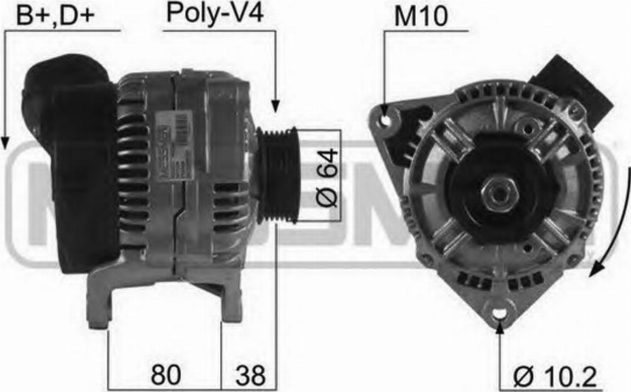 Messmer 210484 - Генератор www.autospares.lv