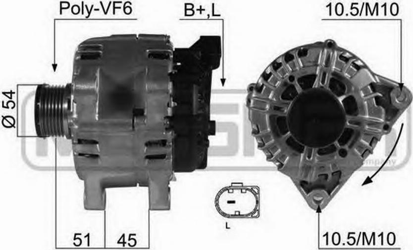 Messmer 210437 - Генератор www.autospares.lv