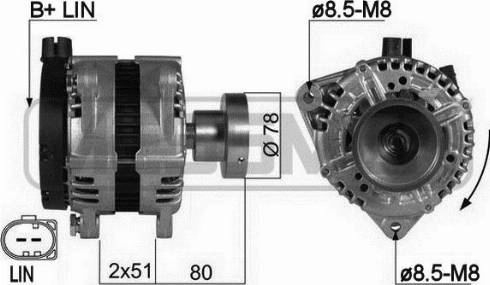 Messmer 210423A - Генератор www.autospares.lv