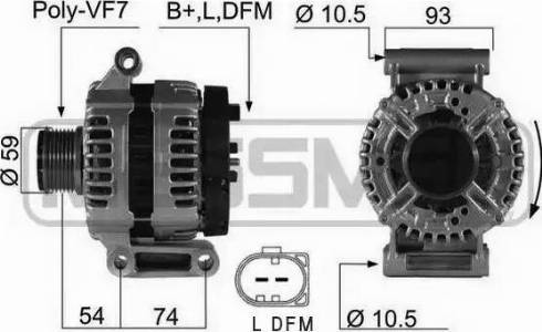 Messmer 210422 - Alternator www.autospares.lv