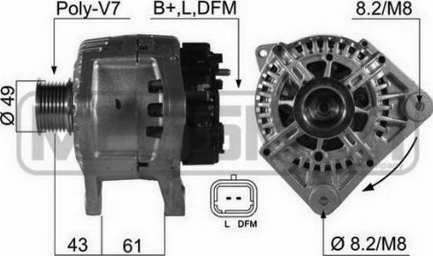 Messmer 210472A - Ģenerators autospares.lv