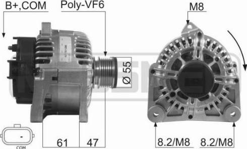 Messmer 210477A - Alternator www.autospares.lv