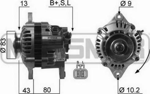 Messmer 210555A - Ģenerators www.autospares.lv