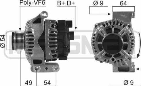 Messmer 210550A - Alternator www.autospares.lv