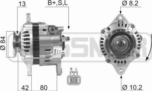 Messmer 210558A - Ģenerators autospares.lv