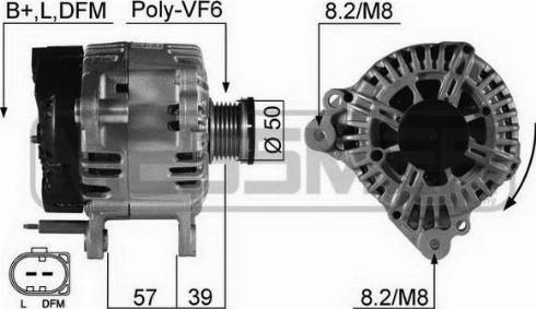 Messmer 210504A - Alternator www.autospares.lv