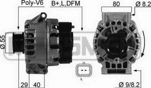 Messmer 210523A - Alternator www.autospares.lv