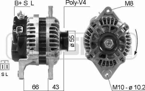 Messmer 210658R - Генератор www.autospares.lv