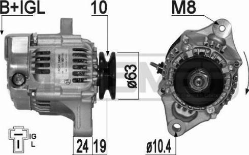 Messmer 210657A - Alternator www.autospares.lv