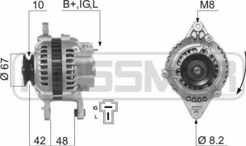 Messmer 210609A - Alternator www.autospares.lv