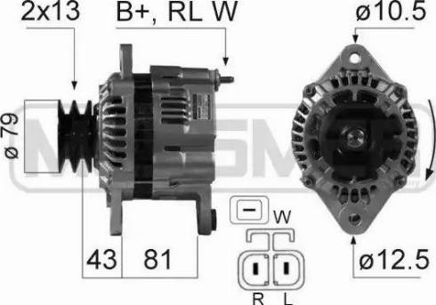 Messmer 210610 - Alternator www.autospares.lv