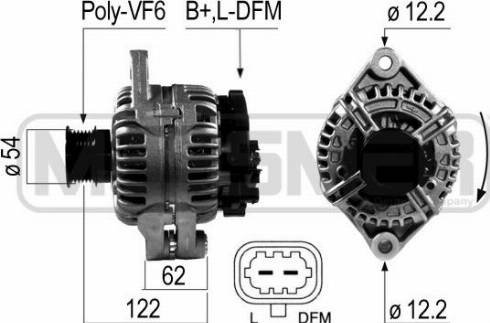 Messmer 210689A - Ģenerators autospares.lv