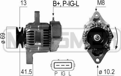 Messmer 210681A - Alternator www.autospares.lv