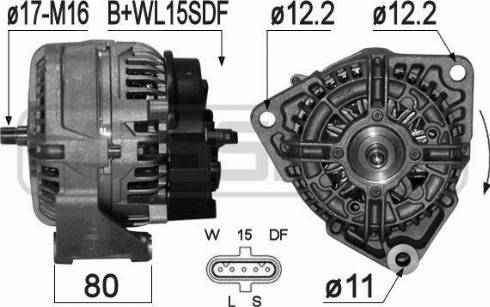 Messmer 210630A - Генератор www.autospares.lv