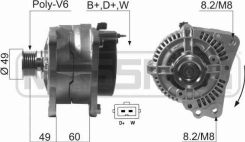 Messmer 210621A - Alternator www.autospares.lv