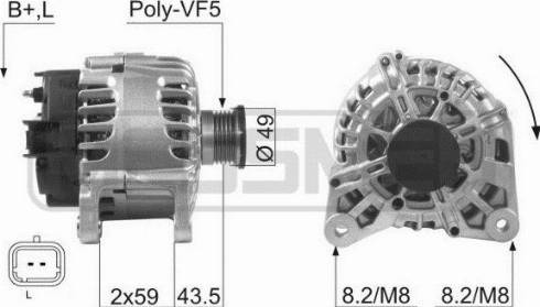 Messmer 210056A - Генератор www.autospares.lv