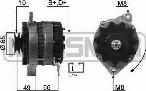 Messmer 210058R - Alternator www.autospares.lv