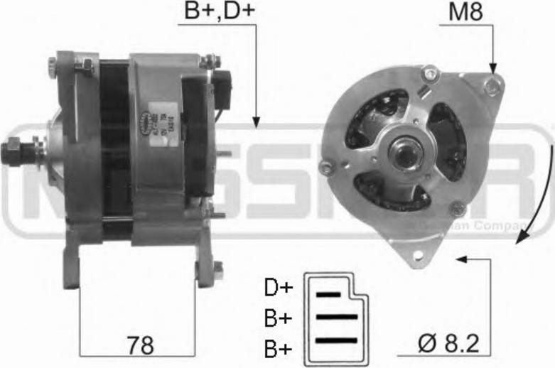 Messmer 210060 - Alternator www.autospares.lv