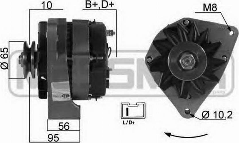 Messmer 210015 - Alternator www.autospares.lv