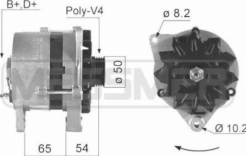 Messmer 210017A - Alternator www.autospares.lv