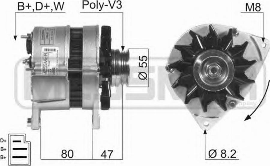 Messmer 210082 - Генератор www.autospares.lv