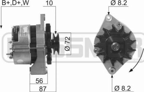 Messmer 210074A - Alternator www.autospares.lv