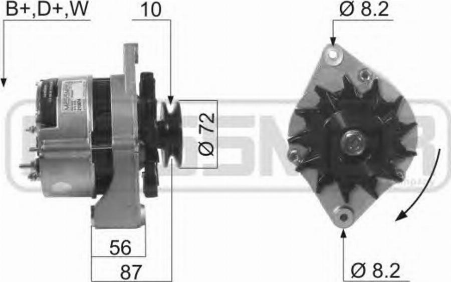 Messmer 210074 - Alternator www.autospares.lv