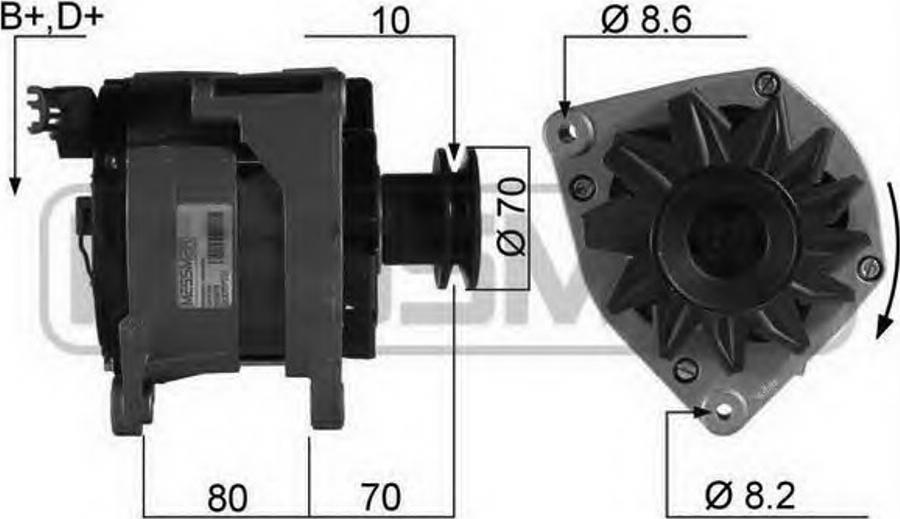 Messmer 210078 - Ģenerators autospares.lv