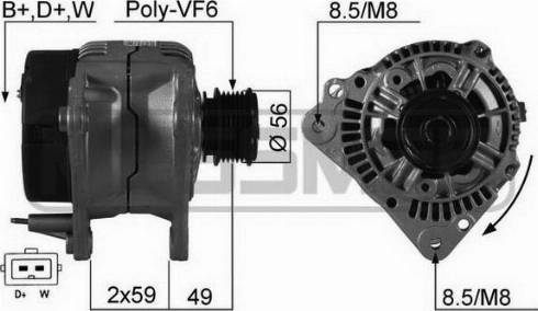 Messmer 210192R - Генератор www.autospares.lv