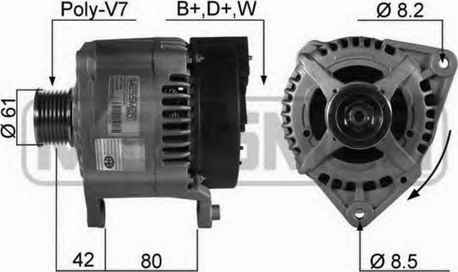 Messmer 210149 - Ģenerators www.autospares.lv