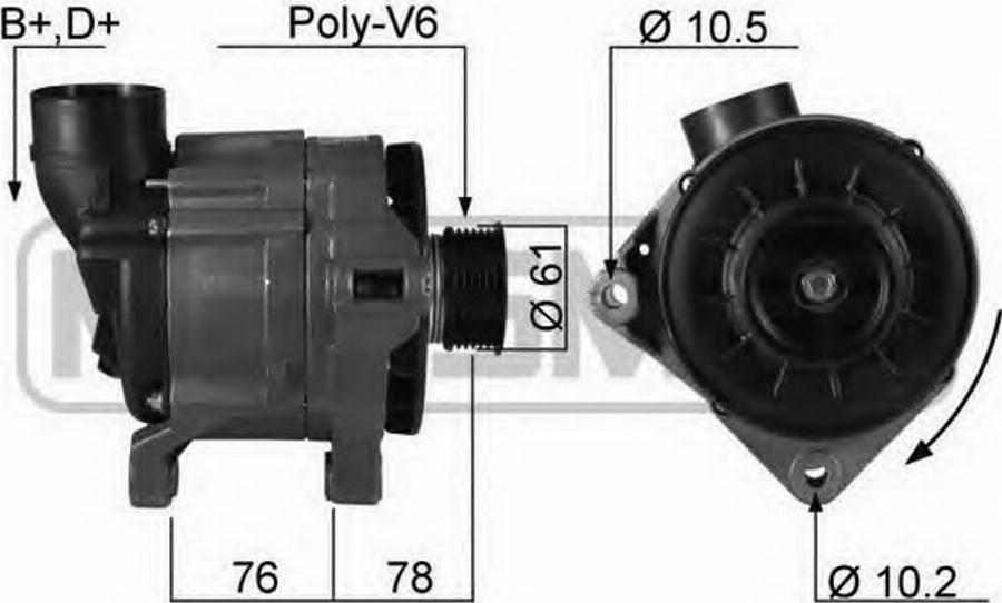 Messmer 210144 - Ģenerators autospares.lv