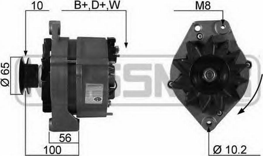 Messmer 210145 - Alternator www.autospares.lv