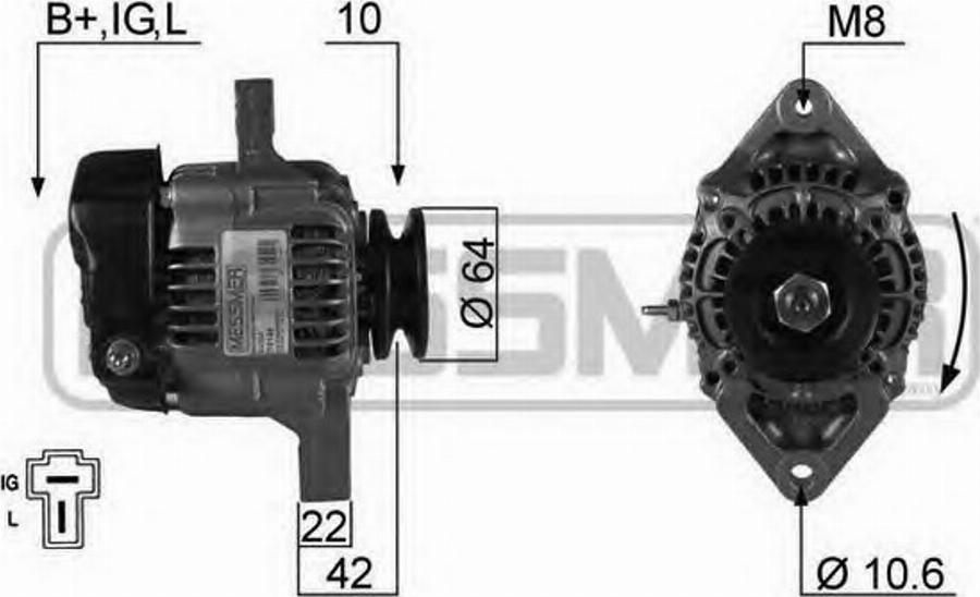 Messmer 210148 - Генератор www.autospares.lv