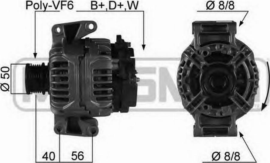 Messmer 210147 - Alternator www.autospares.lv