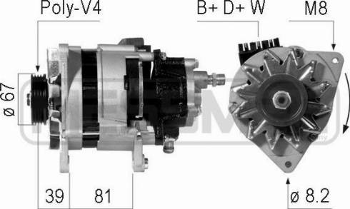 Messmer 210154A - Генератор www.autospares.lv