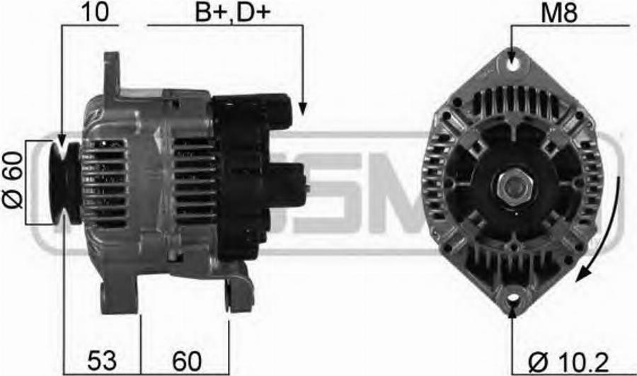 Messmer 210155 - Alternator www.autospares.lv