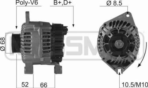 Messmer 210169R - Alternator www.autospares.lv