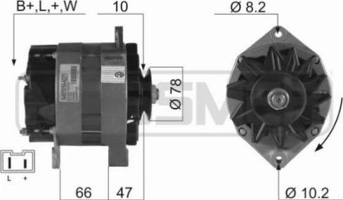 Messmer 210163A - Alternator www.autospares.lv