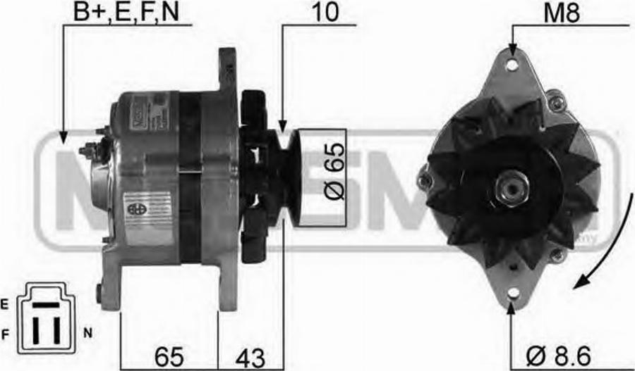 Messmer 210109 - Alternator www.autospares.lv